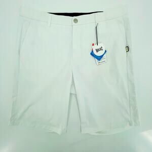 WAAC Men’s 4 Pocket Golf Shorts,‎ White Shell, NWT, Sz. 5, Leisure Preppy Tennis